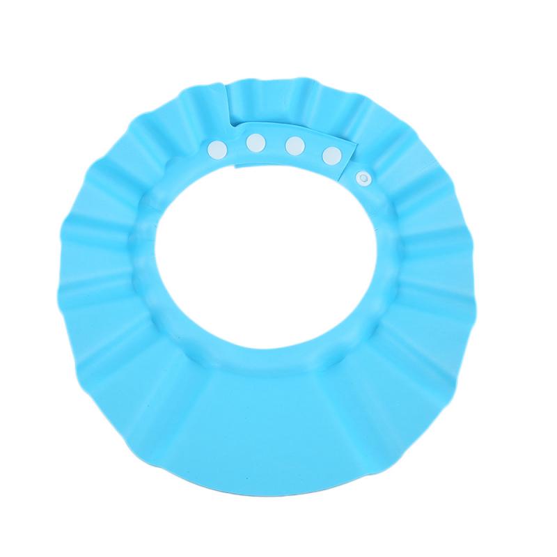 3 couleurs enfants réglable sûr shampooing douche bain doux casquettes bébé chapeaux imperméable lavage cheveux bouclier douche produit: 01