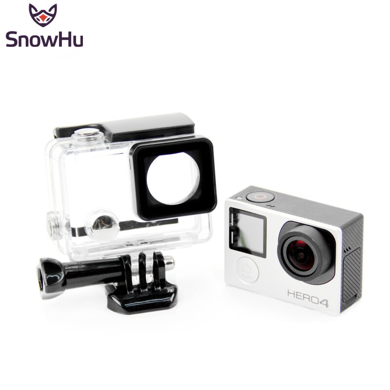 SnowHu voor Gopro accessoires 30 M waterdichte behuizing case mount voor Go Pro Hero 4 3 + actie camera GP248