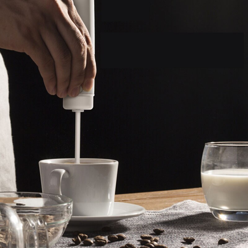 Electric Cooking Bl-ender Egg Beater Mini Handle Stirrer Coffee Electric Milk Frother Foamer Batidora Drink