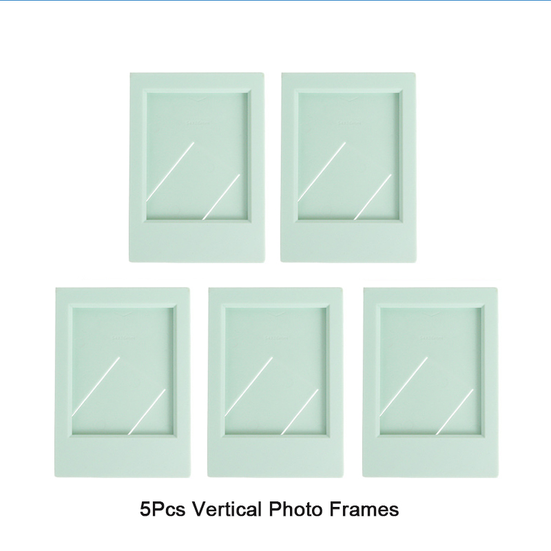 3-- tommers klassisk vertikal fotoramme til fujifilm instax mini 12 film mini link 3/ liplay /11/9/8/40/ evo umiddelbar fotokameraramme: Sølv