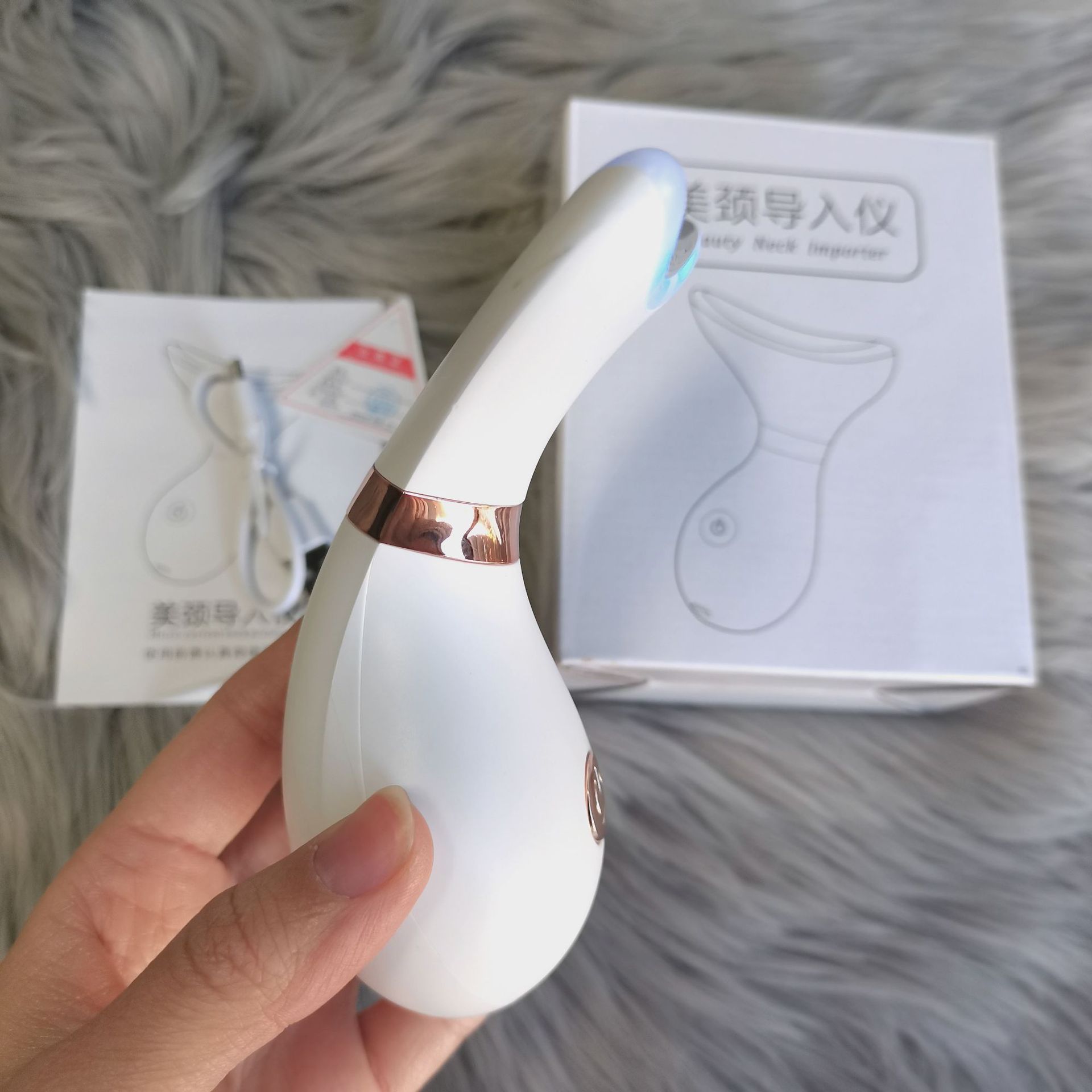 Neck massage instrument to remove neck lines beauty micro current household beauty neck care multi-function multi-color