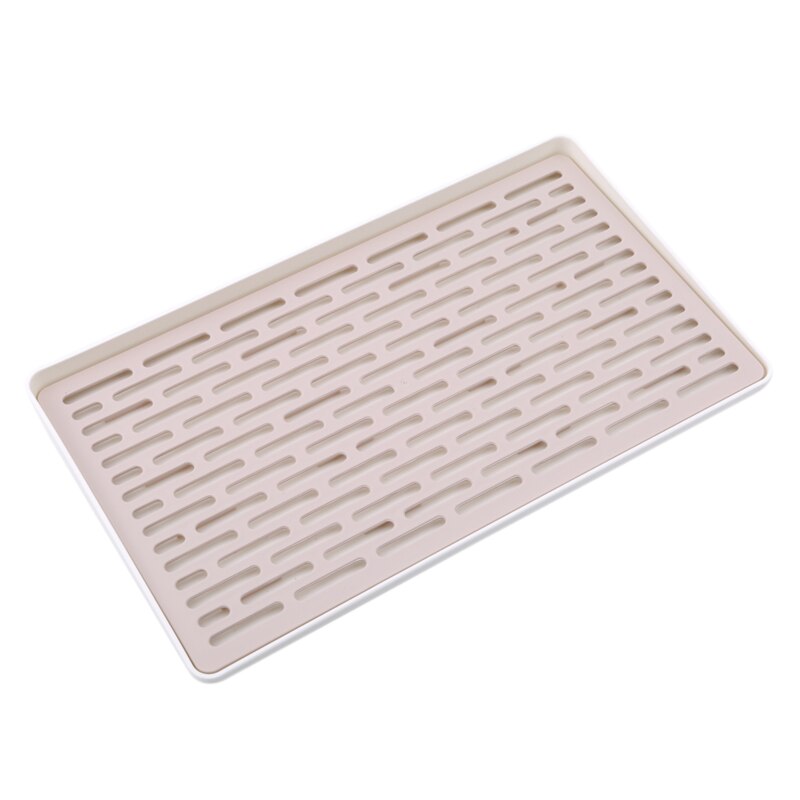 Silicone Wave Pattern Insulation Mat Kitchen Storage Dish Cup Drying Rack Holder Drainer Dryer Tray Tableware Water Drainning