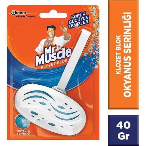 Mr Muscle Closet Block Ocean Coolness Toilet Cleaner