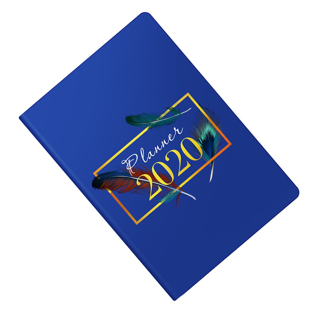 1Pcs A5 Planner Efficiency Agenda Schedule Notebooks Diary Stationery for School Office(Red): Picture 7