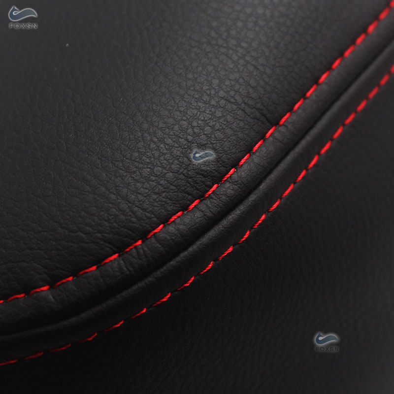 Garniture de boîte d&#39;accoudoir de commande centrale en cuir microfibre, accessoires de voiture pour VW Touran 2006 2007