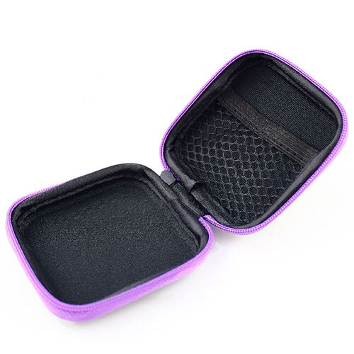 Platz Tragbare fallen für Kopfhörer fallen Mini Reißverschluss Runden Lagerung Schwerer Tasche Headset Kasten für Kopfhörer fallen SD TF Karten
