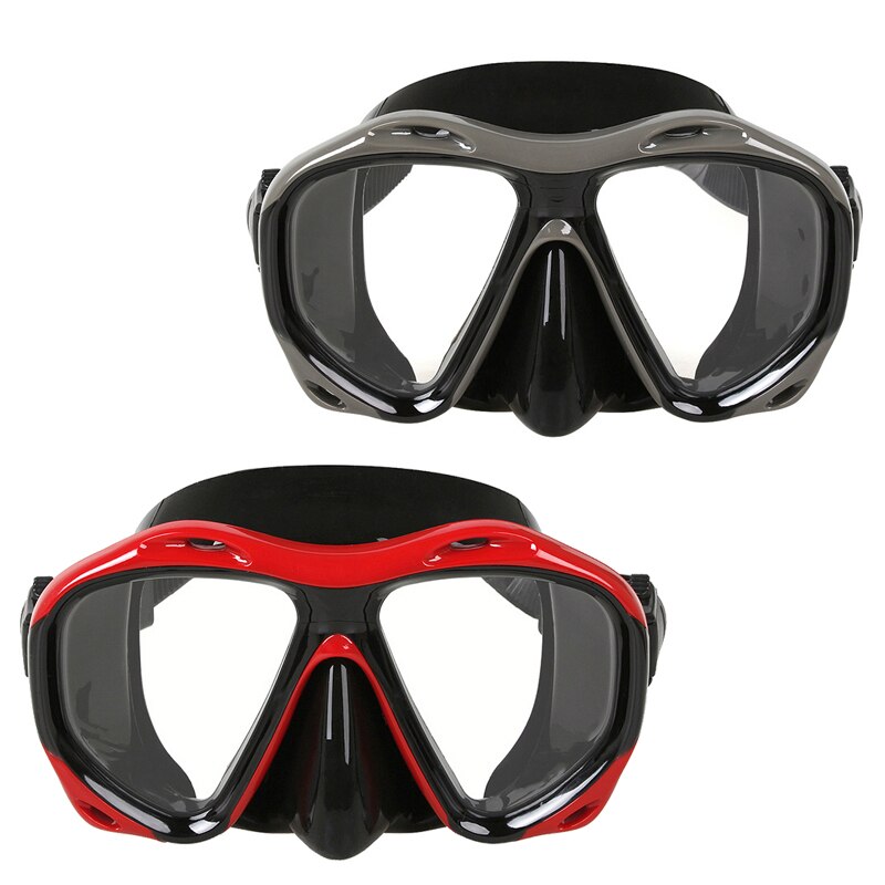 Snorkelen snorkelen duiken scuba zwemuitrusting siliconen duikmasker uitrusting + ademhalingsbuis + zwemvliezen