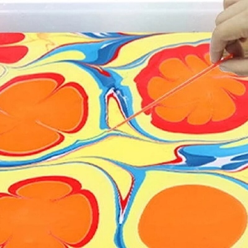 Hydrographics Water Transfer Marbling Painting Set Painting on Water Drawing Tools Kit S55