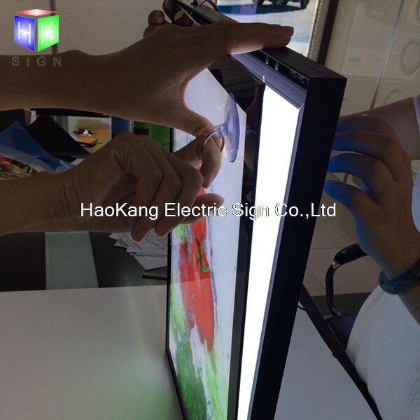A3 Restaurant LED Menu Advertising Backlit Light Box Display