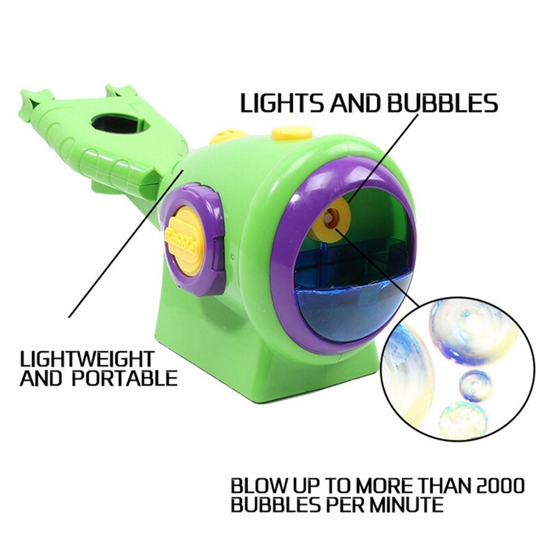 Fiets Automatische Bubble Machine Geïnstalleerd Water Blazen Speelgoed Niet Giftig Milieuvriendelijk Geïnstalleerd Speelgoed Voor Kids