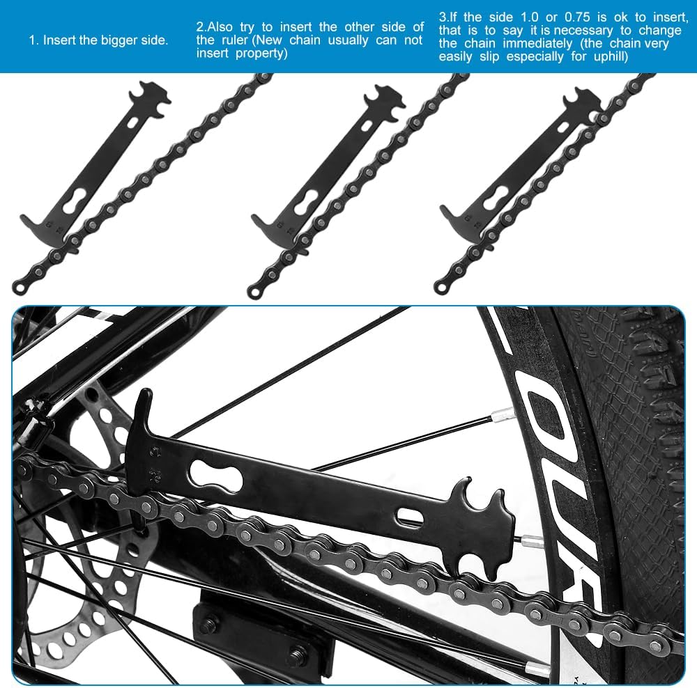 Bynccea Kit d'outils de réparation de chaîne de vélo pour 6, 7, 8, 9, 10 Bynccea Kit d'outils de réparation de chaîne de vélo pour 6, 7, 8, 9, 10