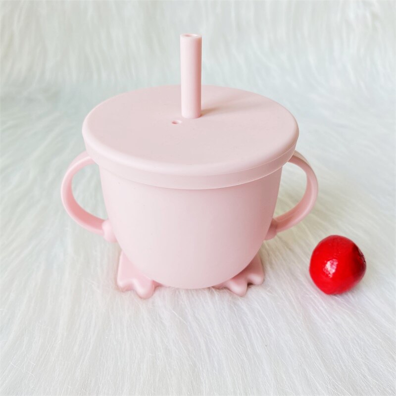 1Pcs Silicone Cartoon Children's Snack Cups -Proof Portable Shape Silicone Cups Safety Environmental: 12