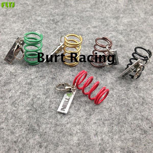 FLYJ Tein suspensión s-tech, llavero de muelle con abalorio para coche, accesorios para coche auténticos, llavero de metal de Zinc, llavero turbo