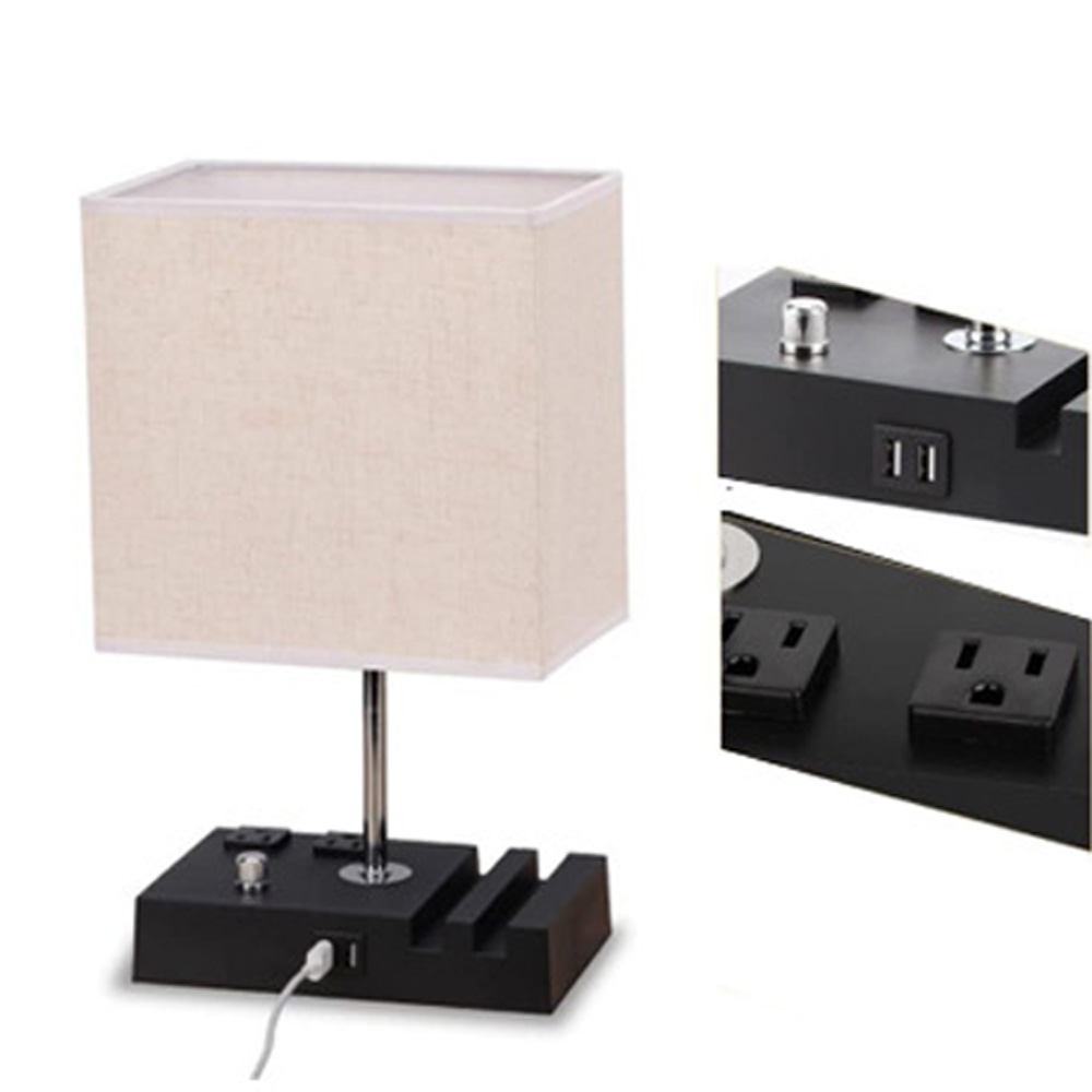 Storström 2 p dubbelskikts-usb hona-bas typ-c-uttag ett hon-usb-lampladdningsuttag strömuttag med kabelkontakt