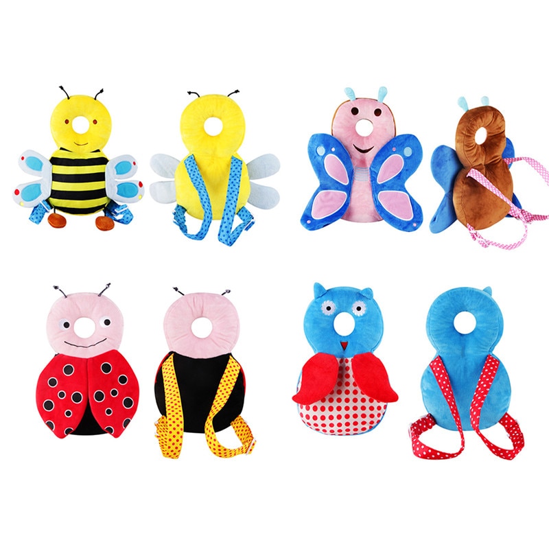 Bébé tête protecteur enfant en bas âge oreiller enfants coussin de protection pour marcher assis apprentissage mignon dessin animé oreiller pour bébé