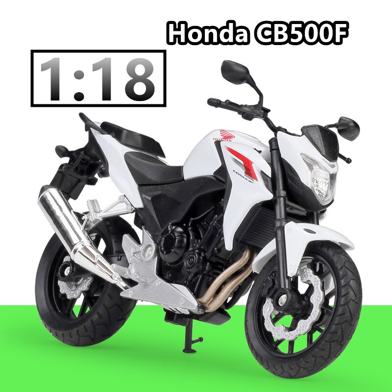 WELLY 1:18 Kawasaki Z 1000 R Diecast Alloy Motorcycle Model Toy For Children Birthday Toys Collection: White