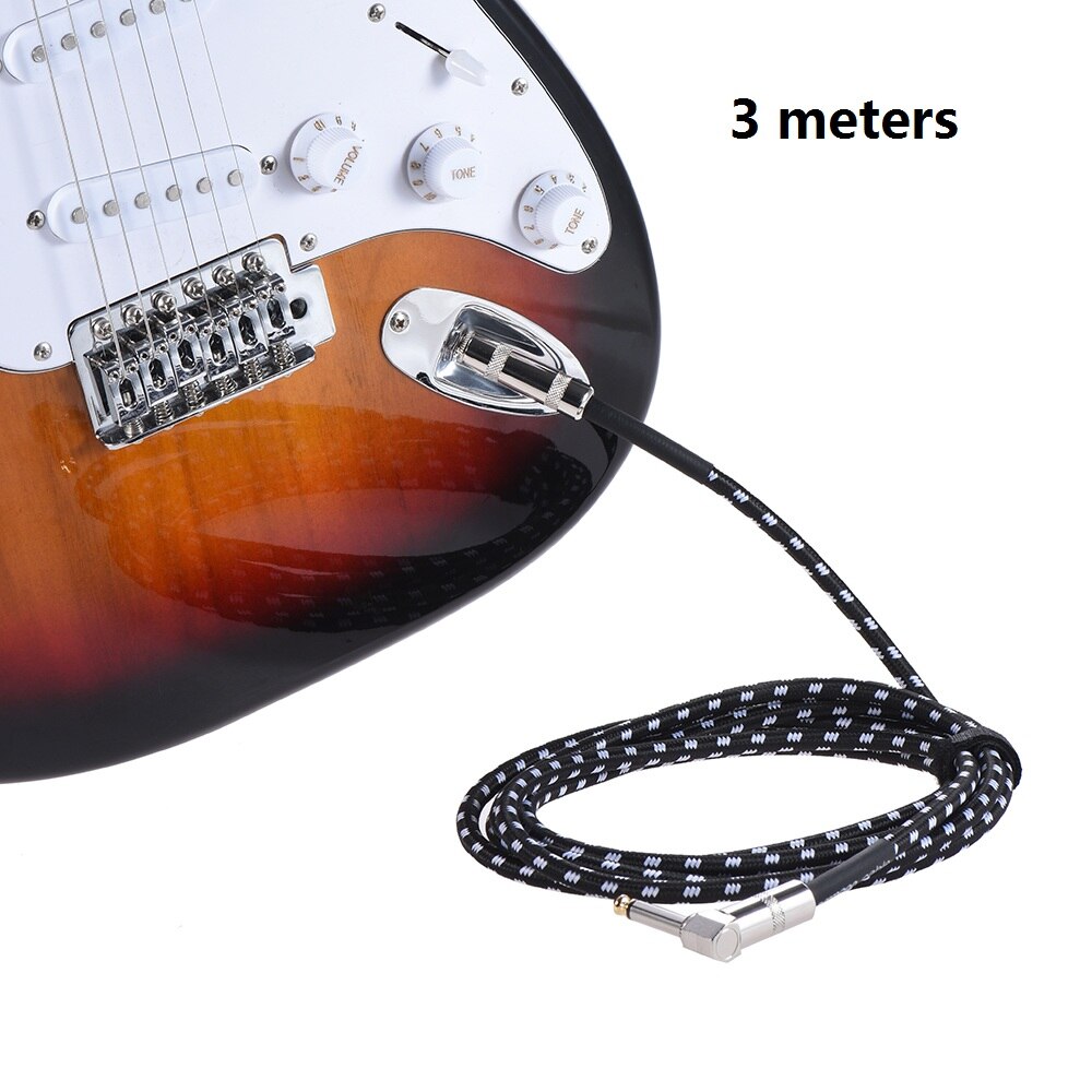 Musical Instrument Cables Pluged In ammoon 3 Meters/ 10 Feet Electric Guitar Cable Bas... – Vicedeal