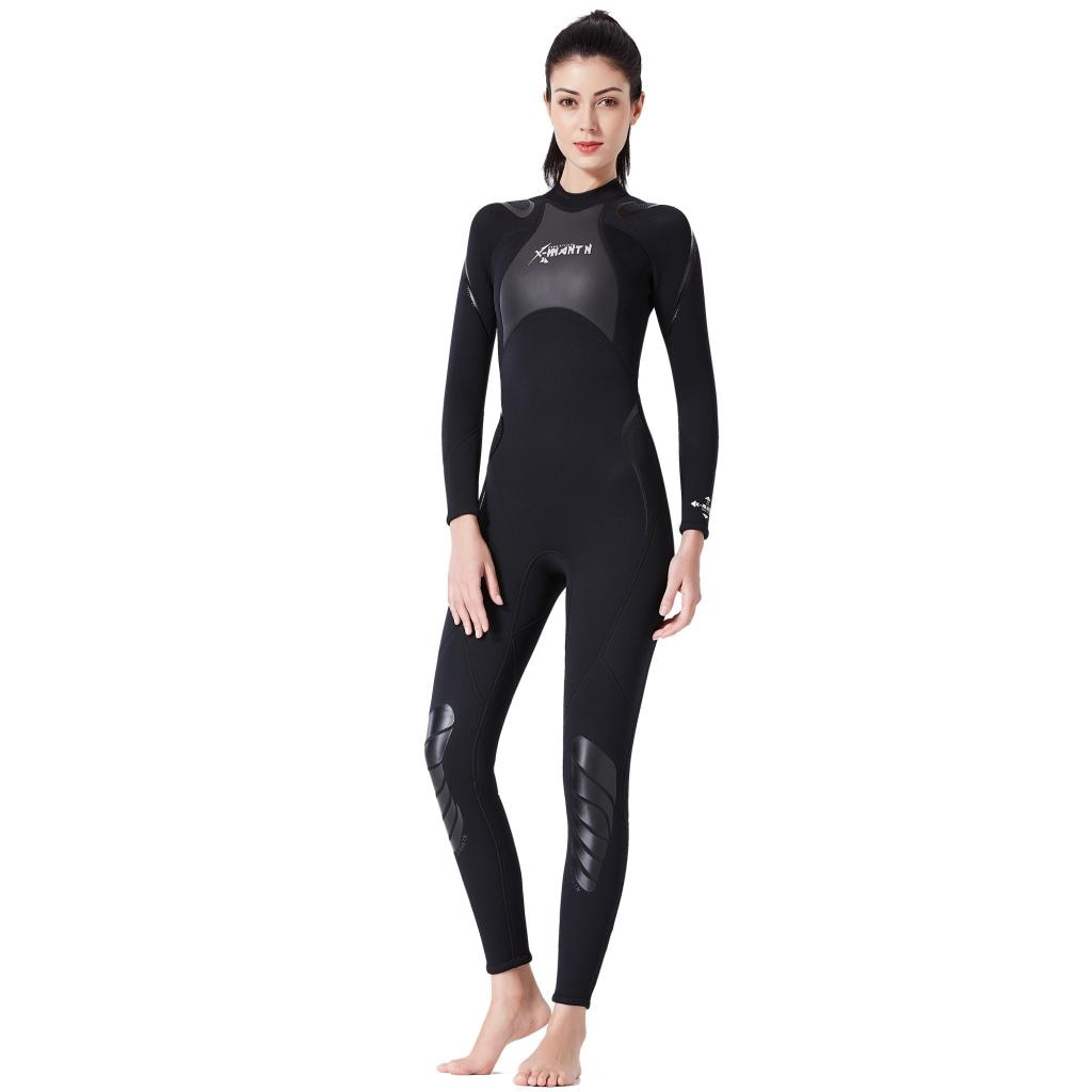 Womens Wetsuit Full Body Suit for Scuba Diving Snorkeling Surfing Spearfishing Beach Water Sports