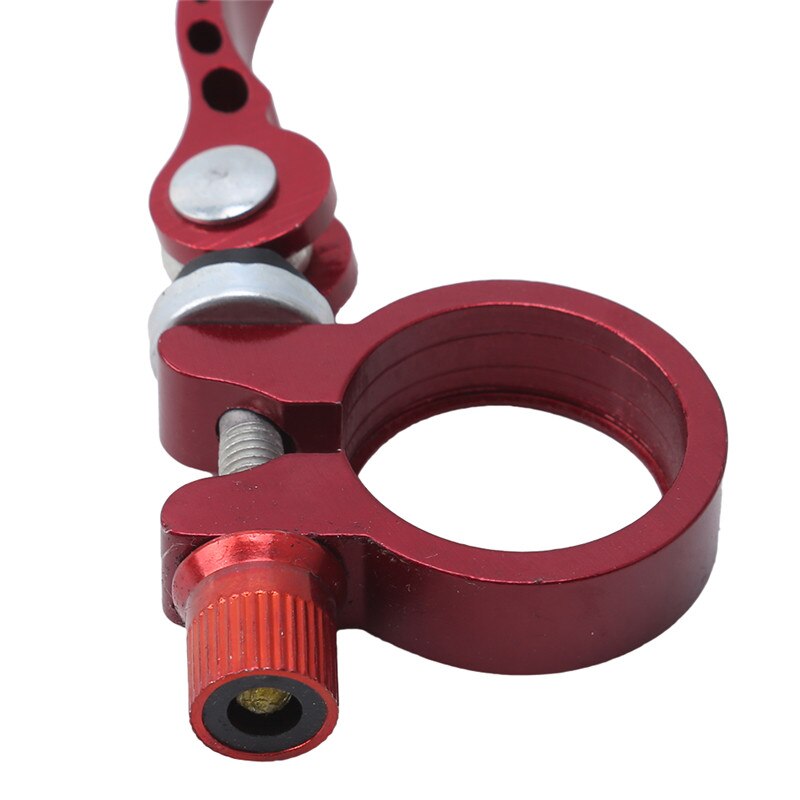 Aluminum Alloy Bicycle Seatpost Clamp Quick Release Ultralight Bike Clamping Clip Useful Bike Accessories