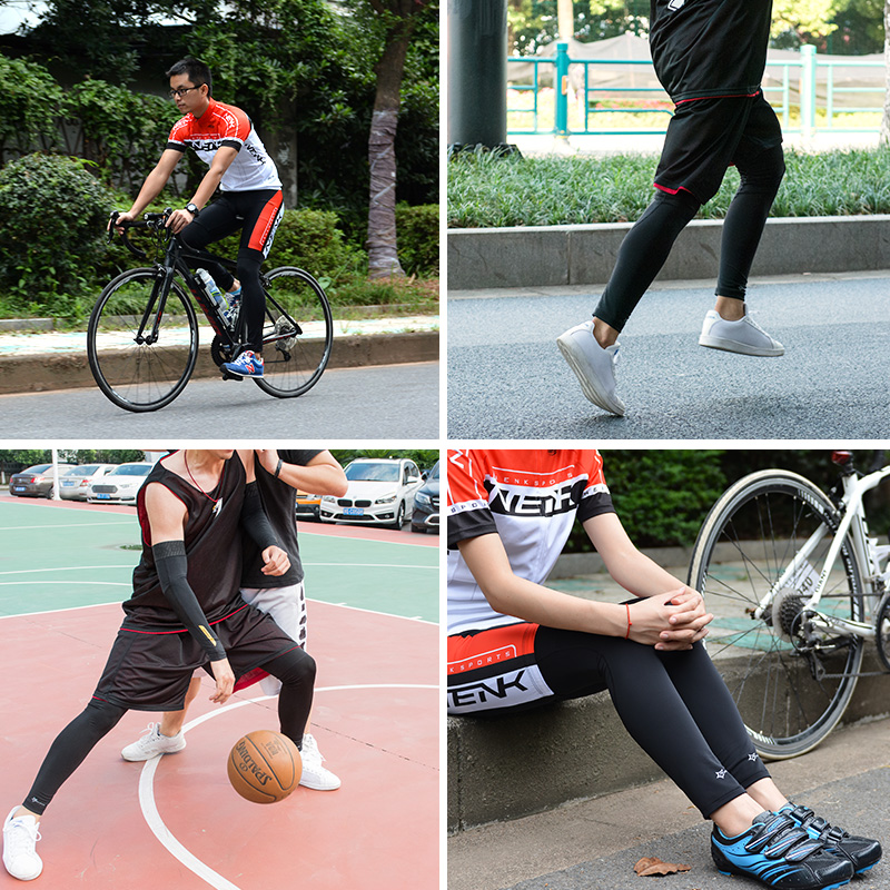 Rockbros Zomer Ijs Zijde Lycra Fietsen Beenwarmers Uv Zonwering Been Mouwen Ademend Hoge Elasticiteit Sport Leggings