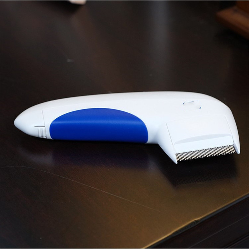 Pet Cat Dog Electric Terminator Brush Anti Removal Kill Lice Cleaner Electric Head Pet Fleas Electronic Lice Comb for Dog