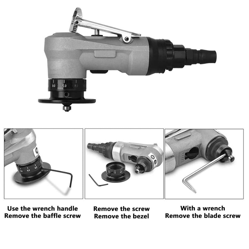 1Set Pneumatic Chamfering Machine 45 Degree Arc Hand-Held Beveling Trimming Machine For Metal Trimming And Deburring