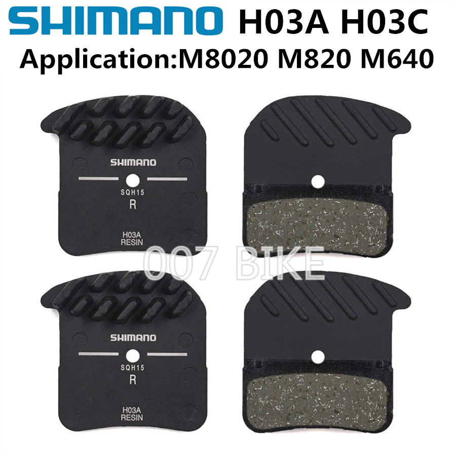 SHIMANO H01A Pads DEORE XT SAINT ZEE DEORE H03A H03C D03S D01S Cooling Fin Ice Tech Brake Pad Mountain M8020 M820 M640 brake Pad