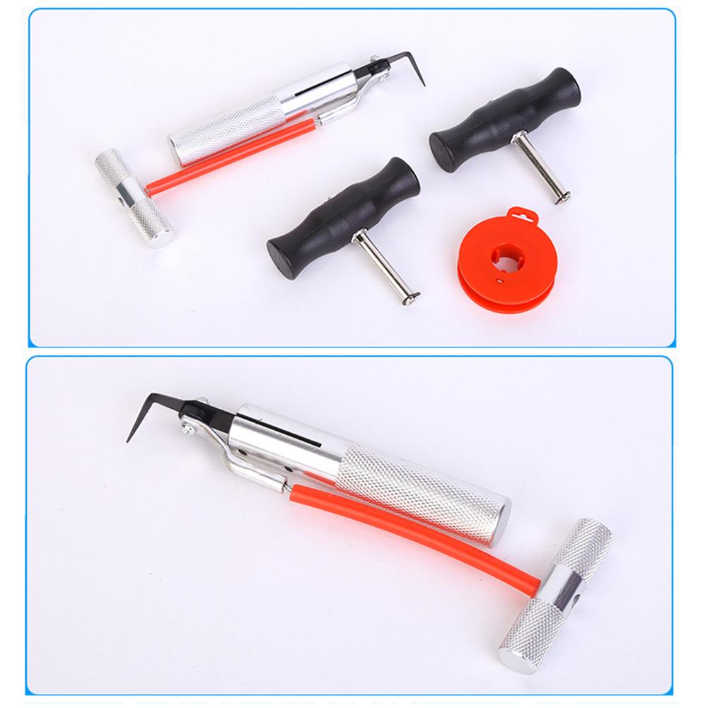 Voorruit Removal Tool Kit 7 Delig - Autovoorruit Demontage Set Met Draad En Handgrepen