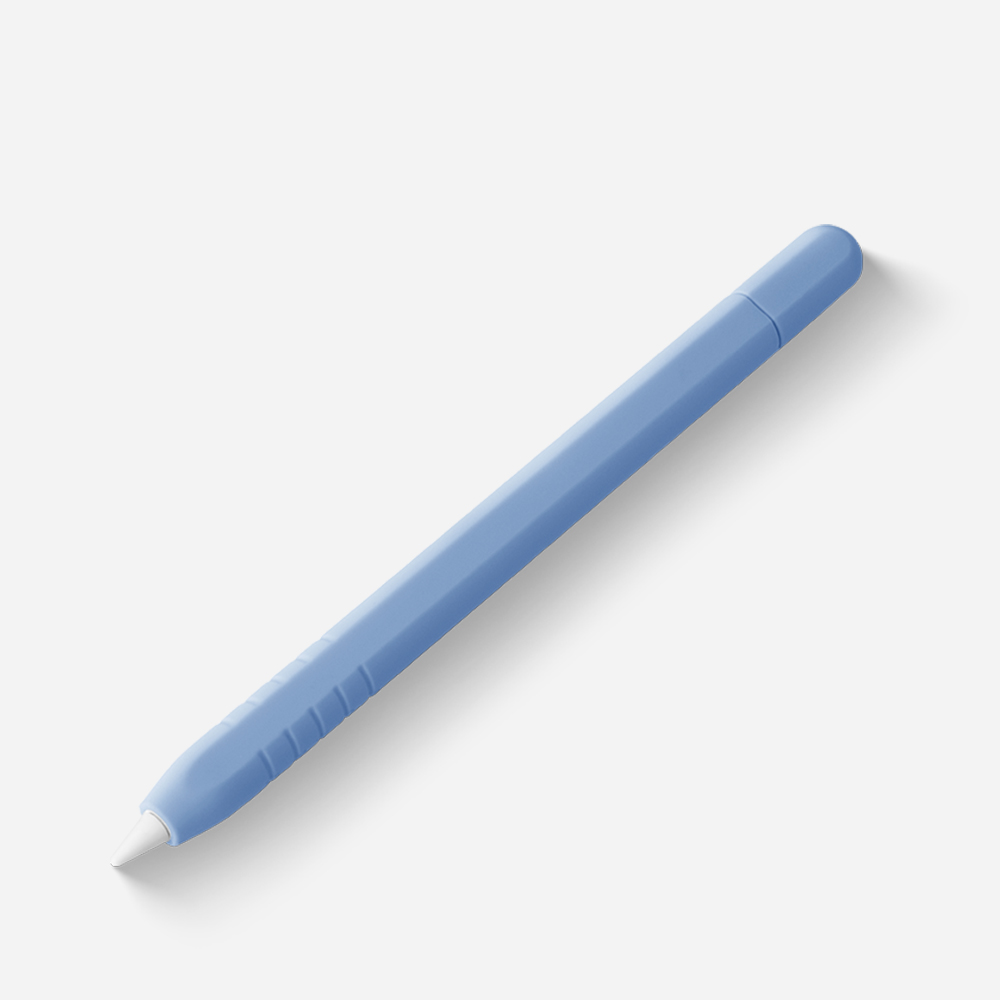 Silikonetui til eple blyant 3, usb-c-etui, ensfarget deksel, pennveske, sklisikkert beskyttelsesetui til ipad penn blyant 3: Sandrosa