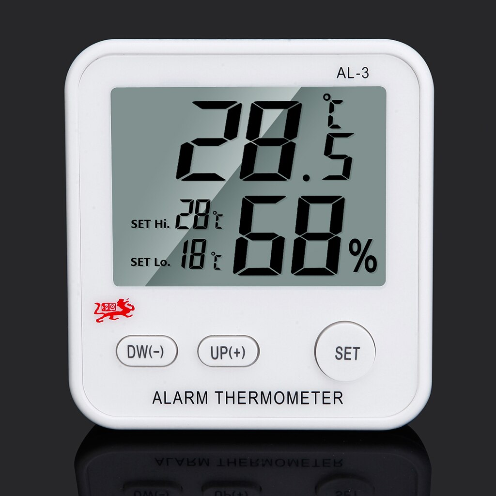 Easy To Read Refrigerator Freezer Thermometer Alarm High & Low