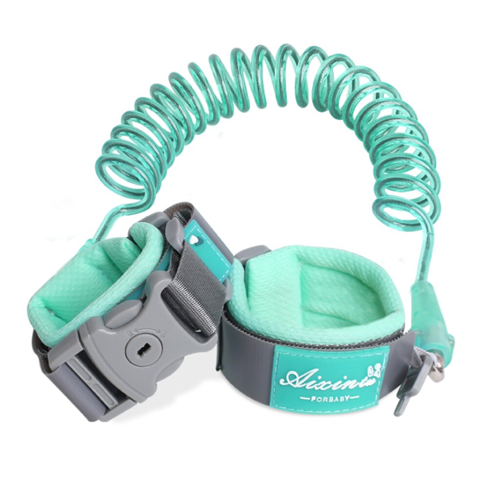 360 barn baby säkerhetssele koppel anti förlorad handled länk barn anti förlorad handled dragkraft slitstarkt band utomhus promenader bälte: Lila / 250cm