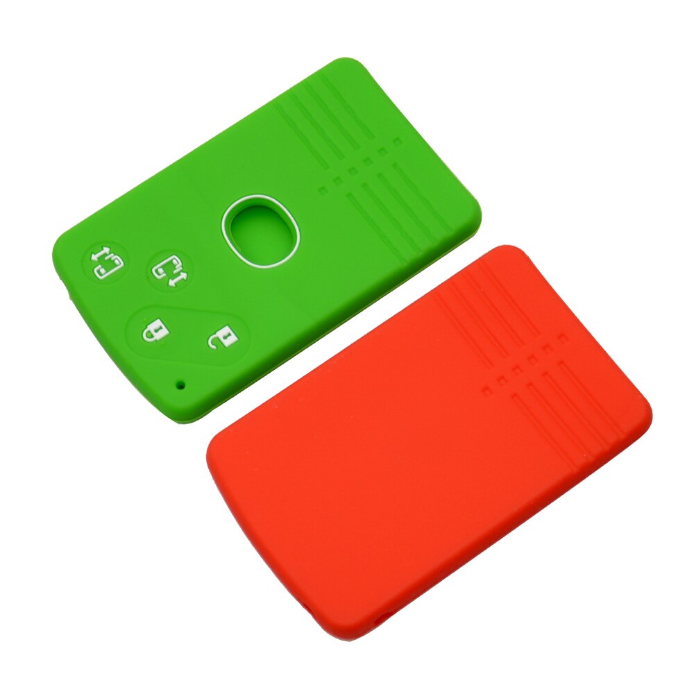 OkeyTech 4 Button Silicone Remote Card Key Cover For Mazda 2 3 5 Premacy Miata 6 8 RX8 MX5 M8 CX-7 CX-9 Verisa MPV Fob Protector