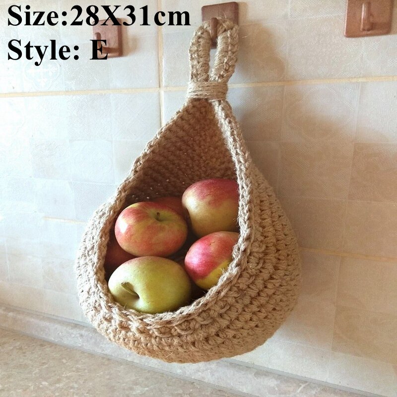 Zerolife Rope Hanging Woven Storage Basket Walling... – Grandado