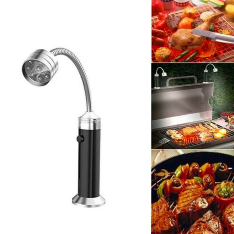 2 stücke Tragbare Magnetische LED Grill Licht Lampe 360 Grad Einstellbar für BBQ Grill Grillen Lichter Outdoor Grill Beleuchtung Werkzeuge