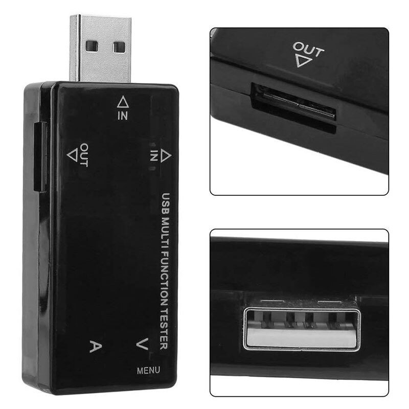 Mini Multimeter USB And Test Mobile Phone Charging Test Table A16 Timing 4-30V 0A-3A