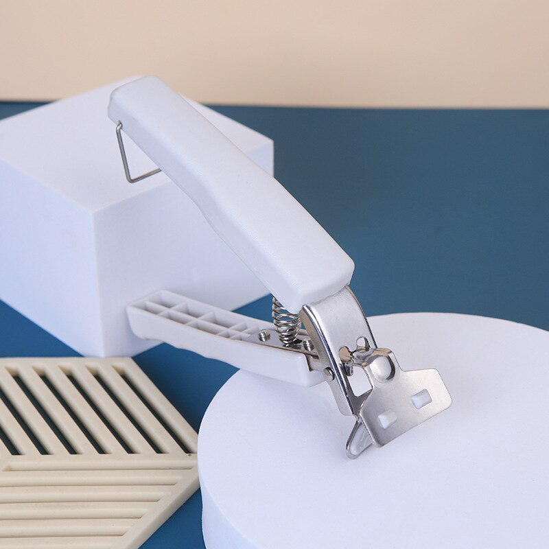 Stainless Steel Anti Scalding Clip Silica Gel Convenient Tray Lifting Device Household Kitchen Gadget Bowl Holder ZB788: color 3