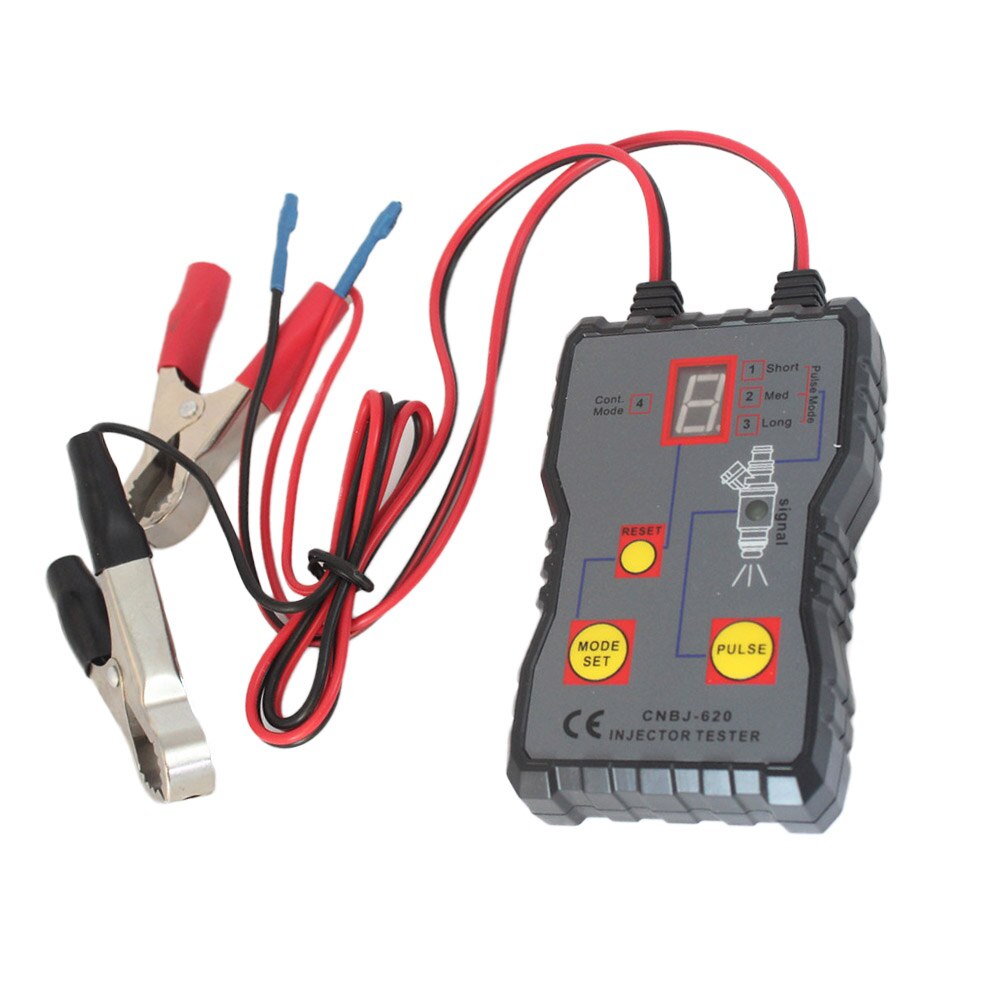 Automotive Injector Tester 12V 4 Pulse Modi Handheld Auto Voertuig Fuel Pressure System Diagnostic Tool