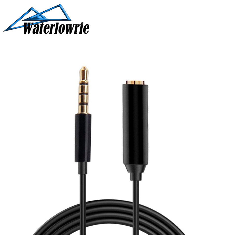 Jack to Jack Male To Female 3.5mm Audio mic Cable Extension Cord AUX Audio Cable For Headphones Headset Microphone 2m