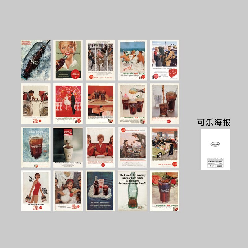 Yoofun Retro Post Magazine Map Material Pack Scrapbooking Decor Paper for Craft Making Collage Junk Journal DIY Stationery: h