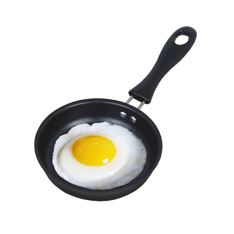 12cm Small Nonstick Frying Pan for Household Fried Egg Pancakes Round Mini Saucepan DSS899