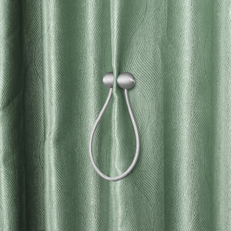Magnetische Kugel Neue Perle Vorhang Einfache Krawatte Seil Zubehör Stangen Accessoires Rücken Holdbacks Schnalle Clips Haken Halfter Heimat Dekor