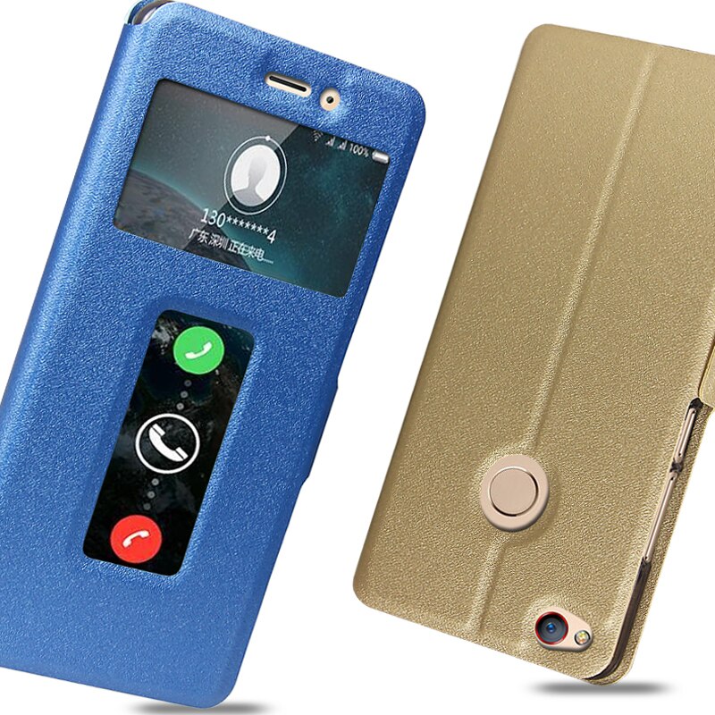 5.5 inch For ZTE Nubia Z11 NX531J case open the window Mobile phone battery back cover holster for For Nubia Z 11 filp phone bag