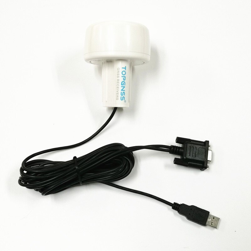 RS232 RECEIVER DB9 RS-232 GPS GLONASS receiver Antenna 4800 baud rate, support 1-10HZ GNSS Chip Module ,NMEA0183.