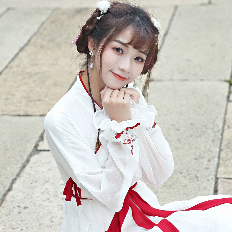 Ancient Chinese Costume Women's Hanfu Dresses Chinese Style Retro Ancient Chinese Princess Costume Performance Clothing