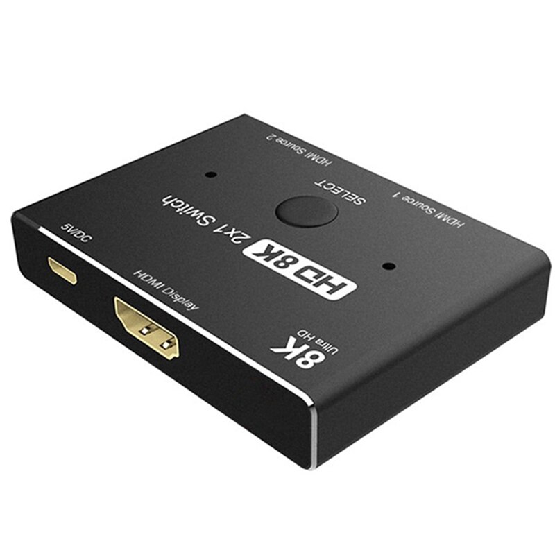 8K One Input Three Output Video Splitter DP 1X3 Splitter 60Hz Audio And Video Splitter Ultra HD KVM For 3DP Monitor