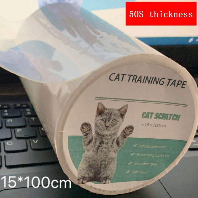 100*15Cm Transparante Kat Anti-Kras Tape Roll Meubels Guards Couch Protector Cat Scratch Preventie Duidelijke Sticker voor Sofa