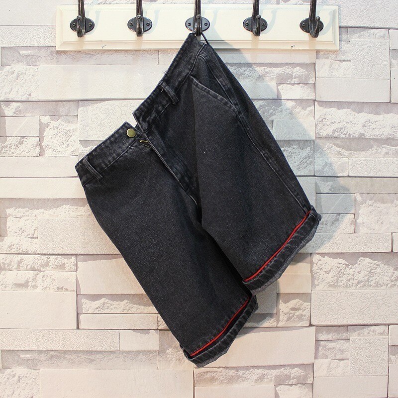 Top Männer Sommer Knielangen Strand Jeans Shorts Slim Fit Casual Streetwear Hosen Denim Shorts Cowboy Neue Kurze Bermudas