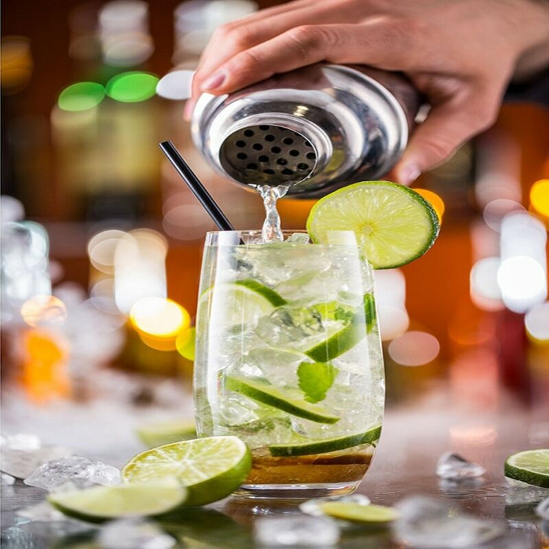 6 st barset cocktail shaker set drink martini mixer maker bartender bar verktygssats
