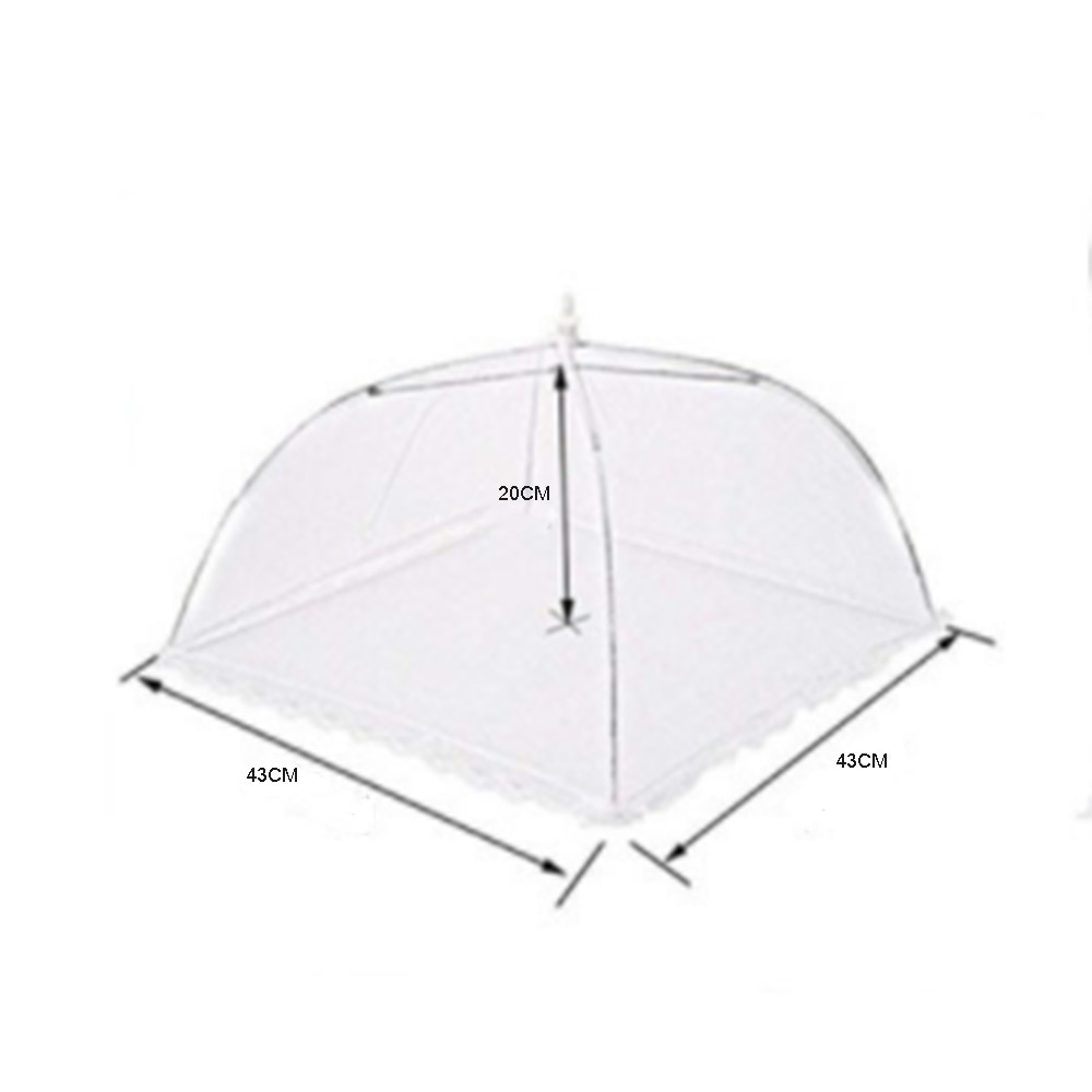 Cubiertas plegables de malla para comida, carpa antimoscas para cocina, mosquitera, paraguas, Picnic, protección para platos, accesorios de cocina, el más