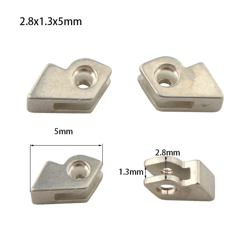 50 Stuks/25 Paar Glazen Reparatie Scharnier Bril Bril Scharnier Vervanging: Lavendel